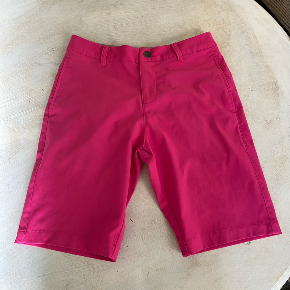 Women's Puma Hot Pink Golf Shorts, Size 28, Casual Athleisure